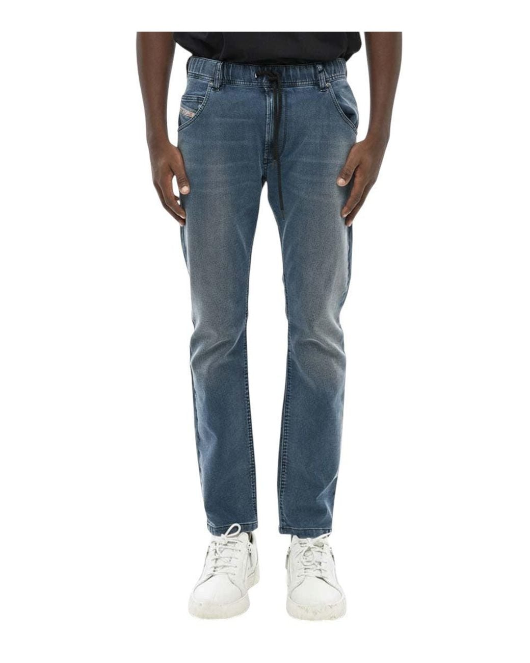 DIESEL Blue Slim Mid Rise Jeans for men