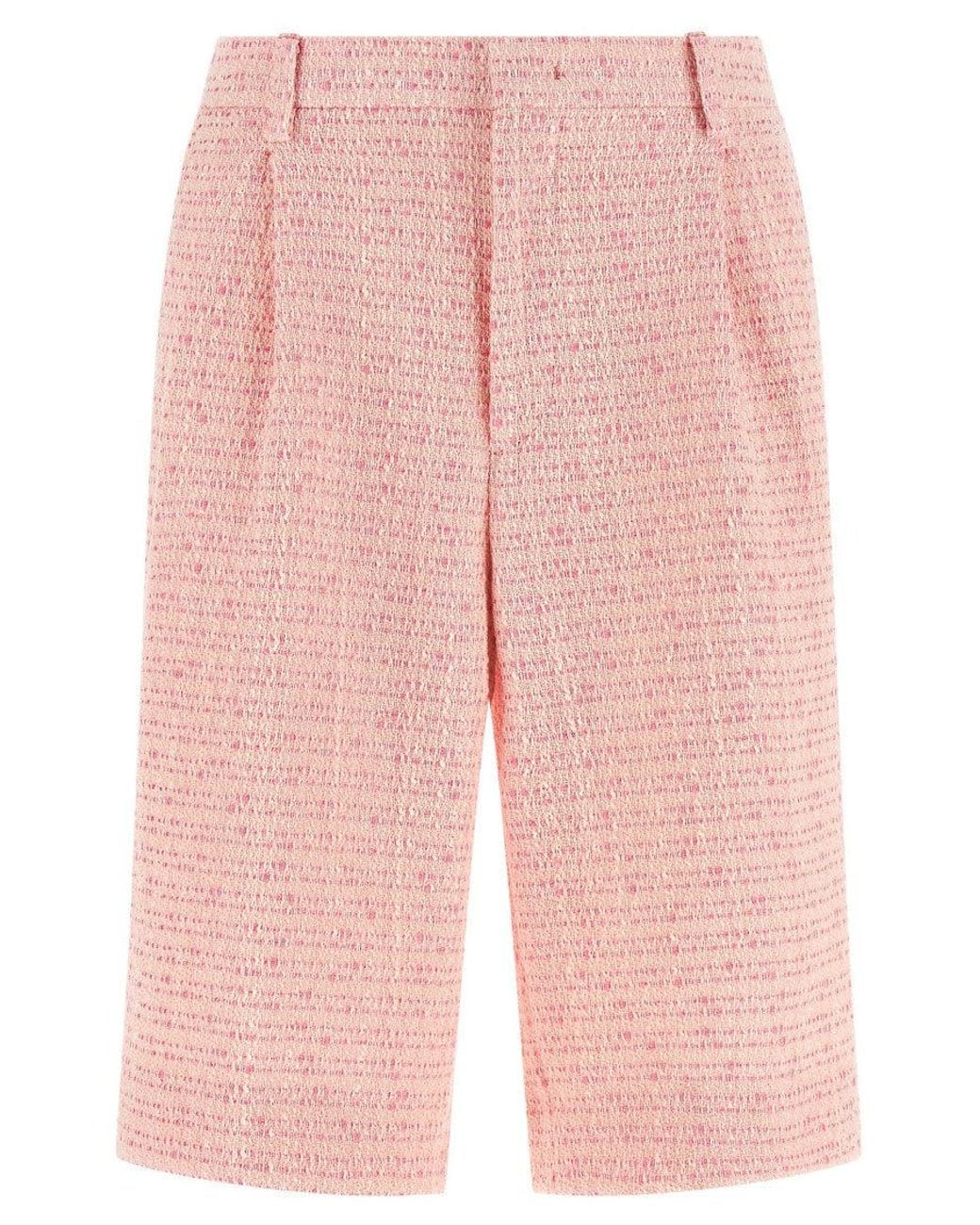 Tagliatore Pink 'Effie' Bermuda Shorts