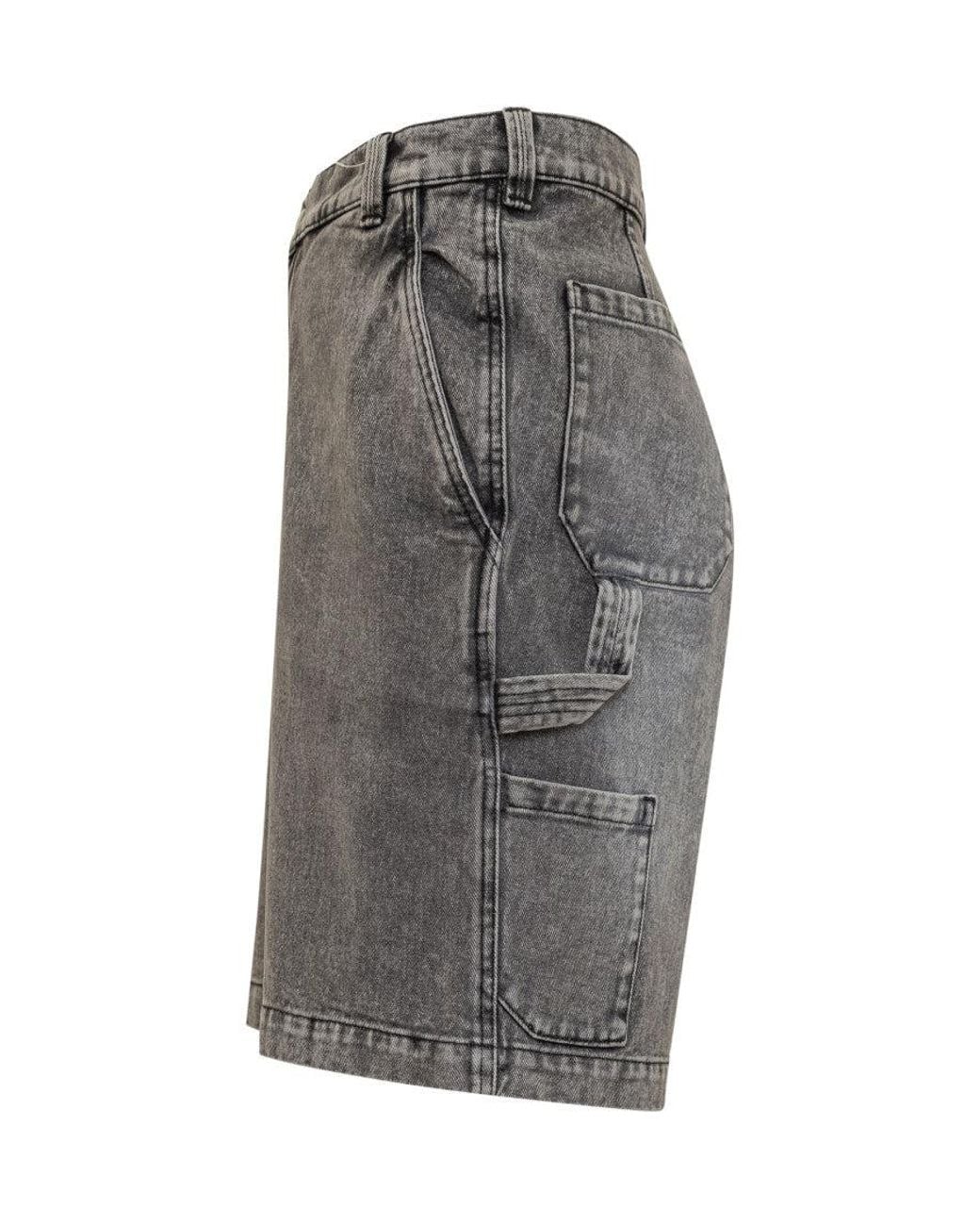 A_COLD_WALL* Gray Dark Solid Shorts for men