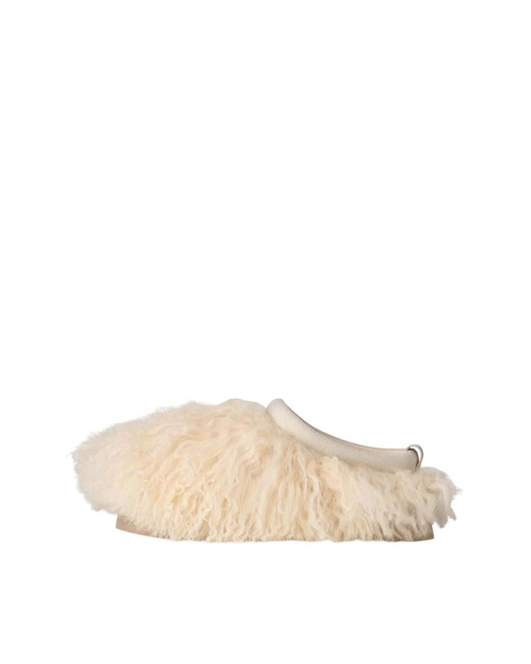 Ugg Natural Textured Fluff Slides