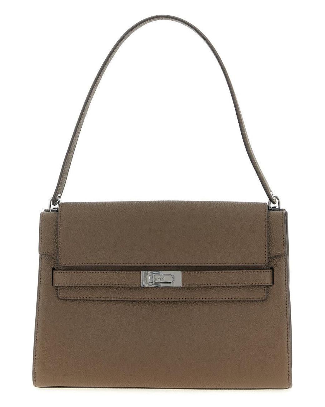 Tory Burch Brown 'Lee Radziwill' Large Shoulder Bag