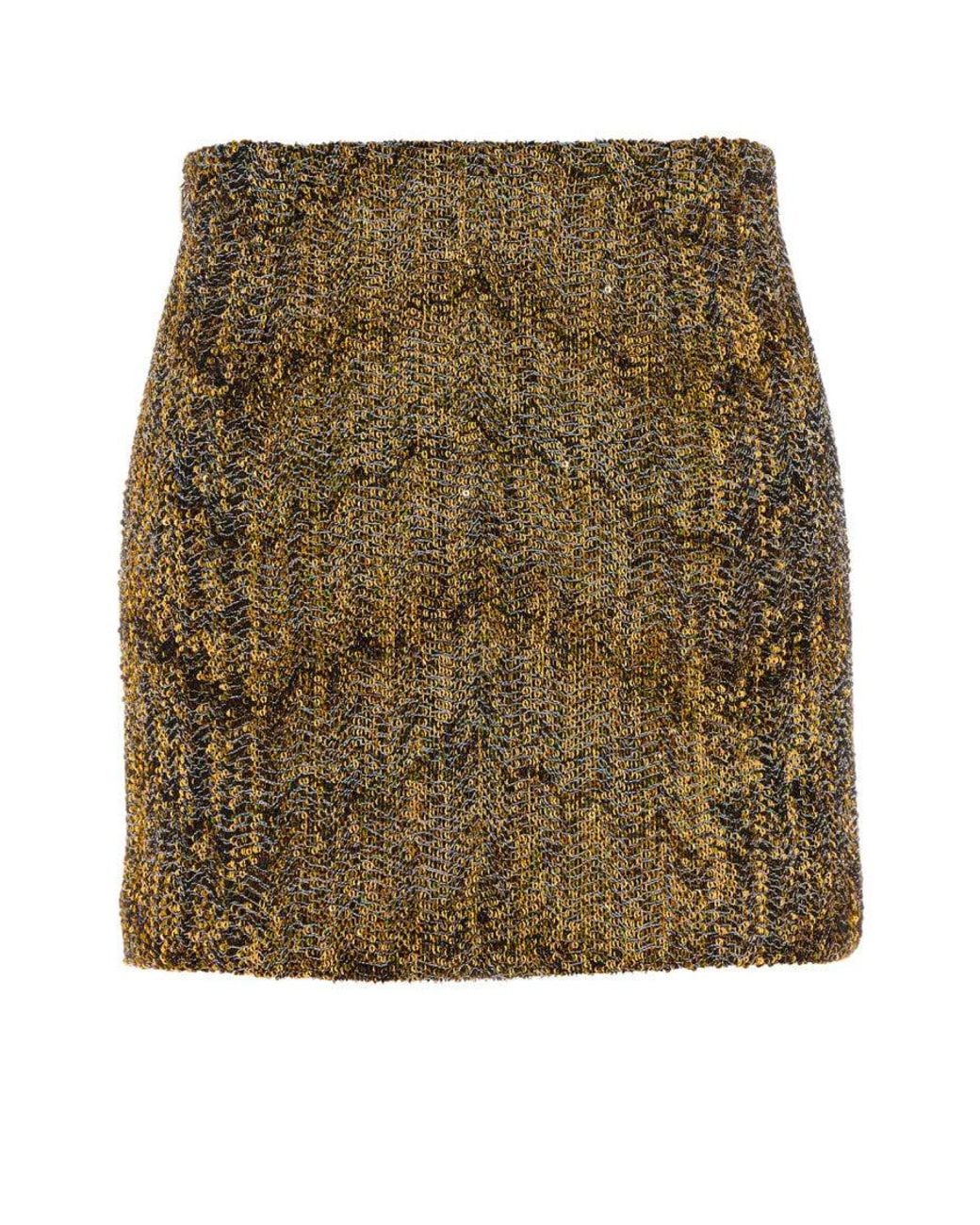 Missoni Green Embellished Skirt