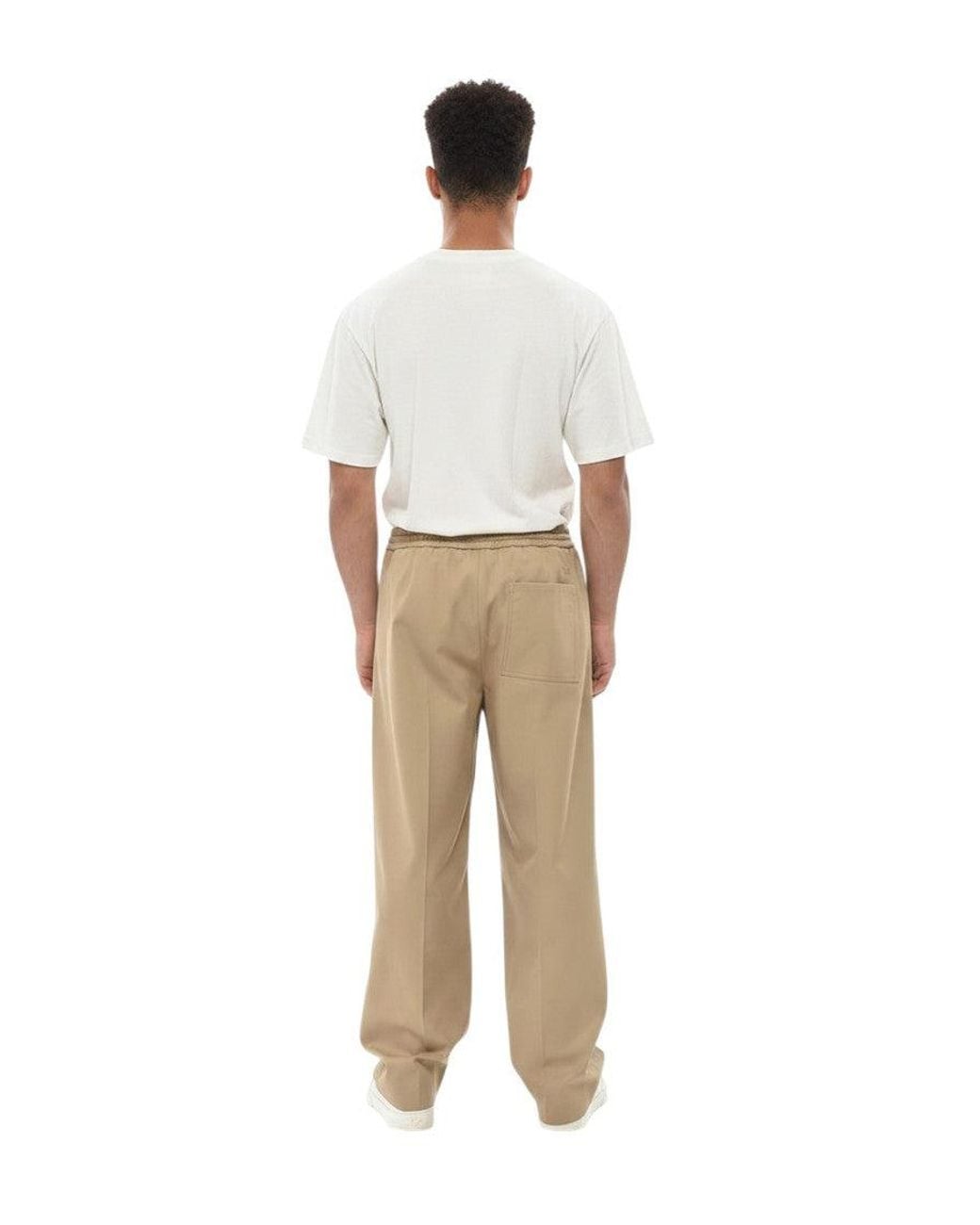1989 STUDIO Natural Relaxed Drawstring Pants for men
