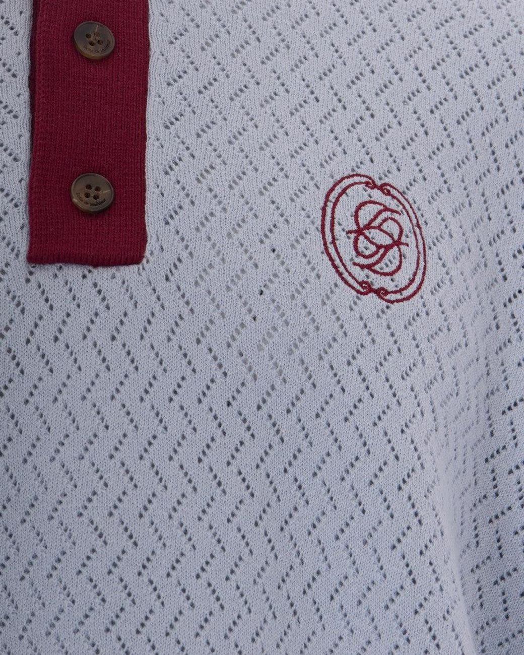 Drole de Monsieur Blue Light Logo Polo for men