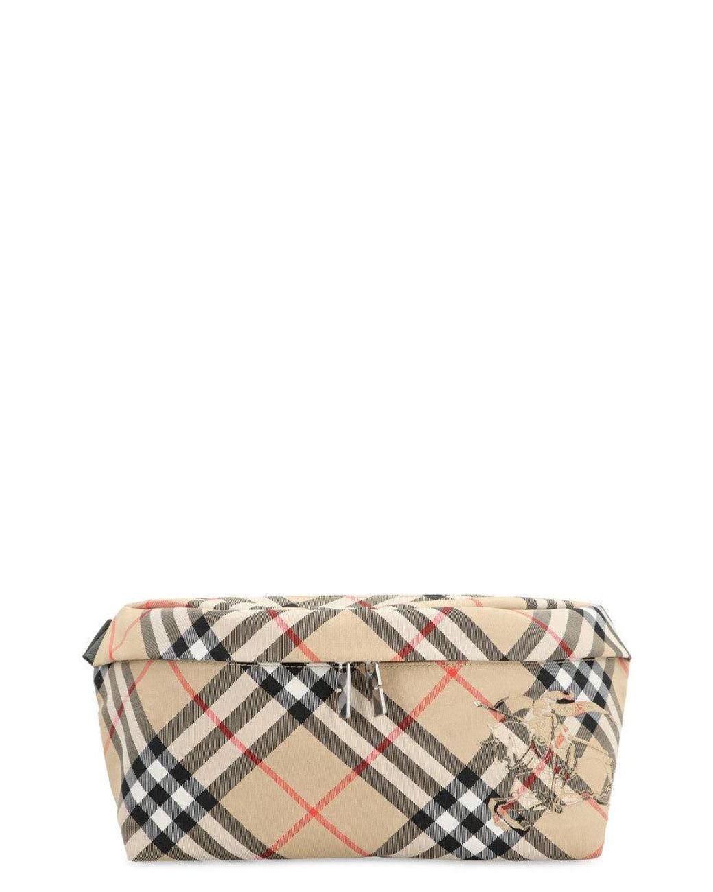 Burberry Natural Check Large Crossbody Bag for men