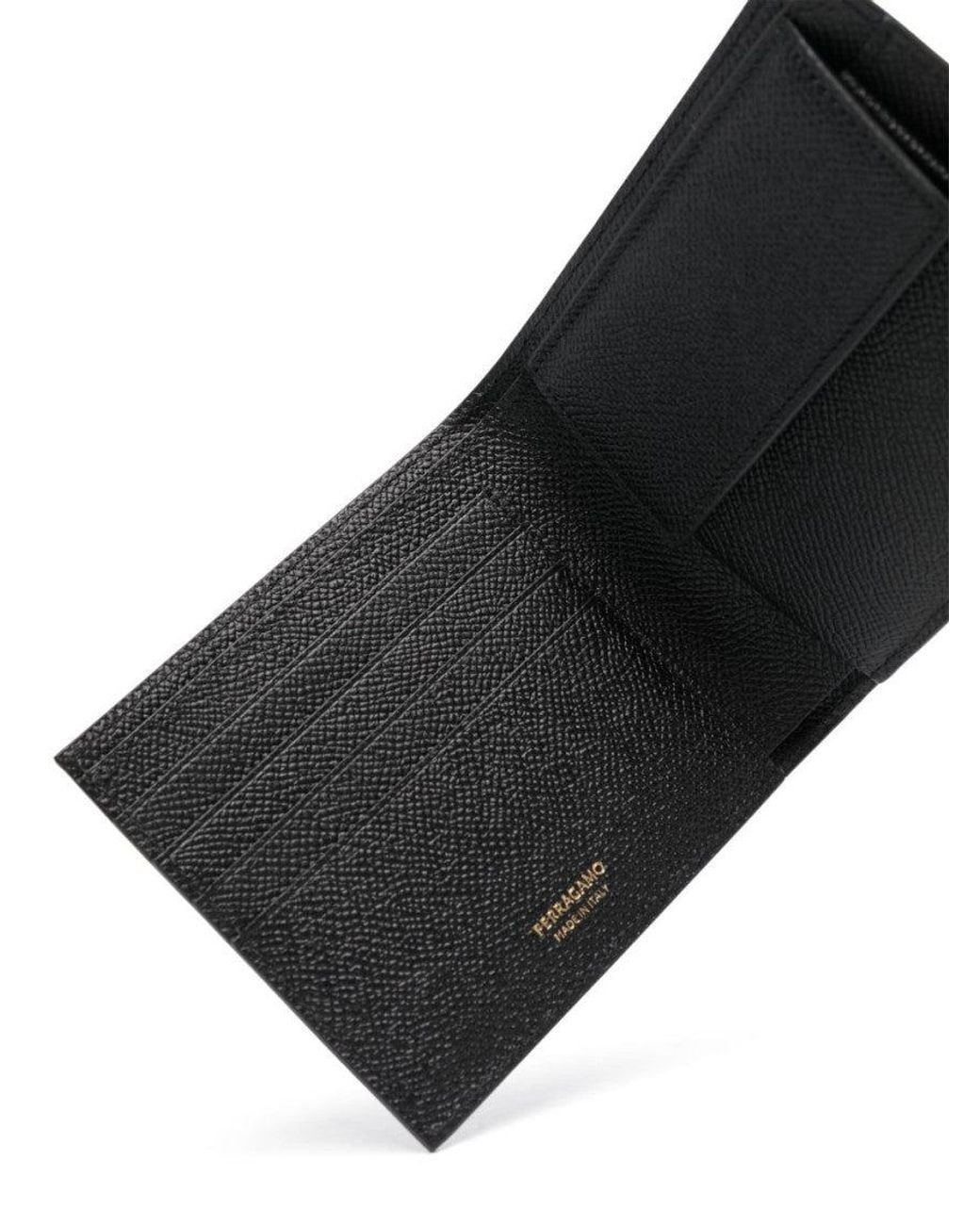 Ferragamo Black Logo Wallet for men