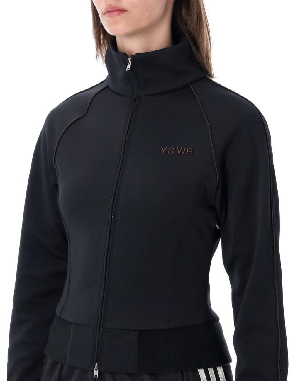 Wales Bonner Blue Logo Mock Collar Jacket
