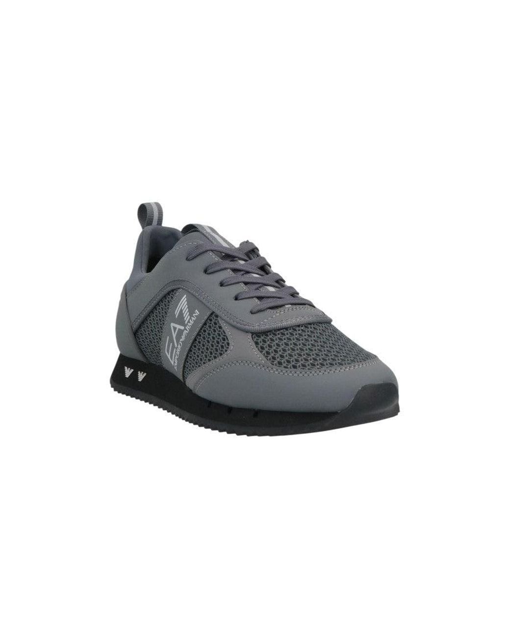EA7 Blue Logo Sneakers for men