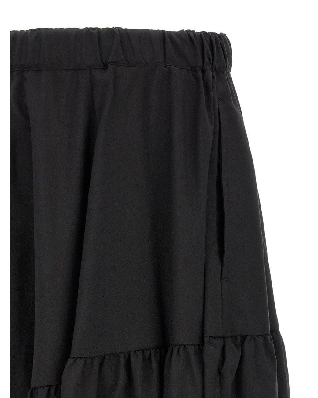 Comme des Garçons Black Barrel Leg Pants for men