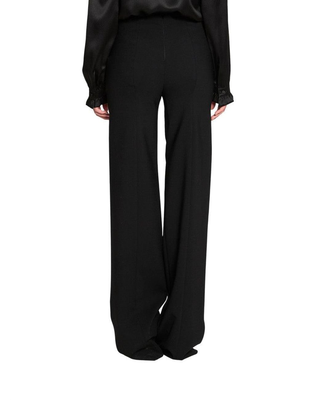 Gucci Black Regular Flat Front Pant