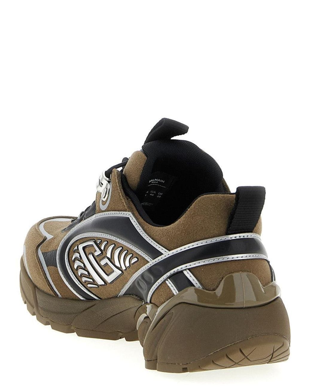 Balmain Black 'Cosmic Dust' Sneakers