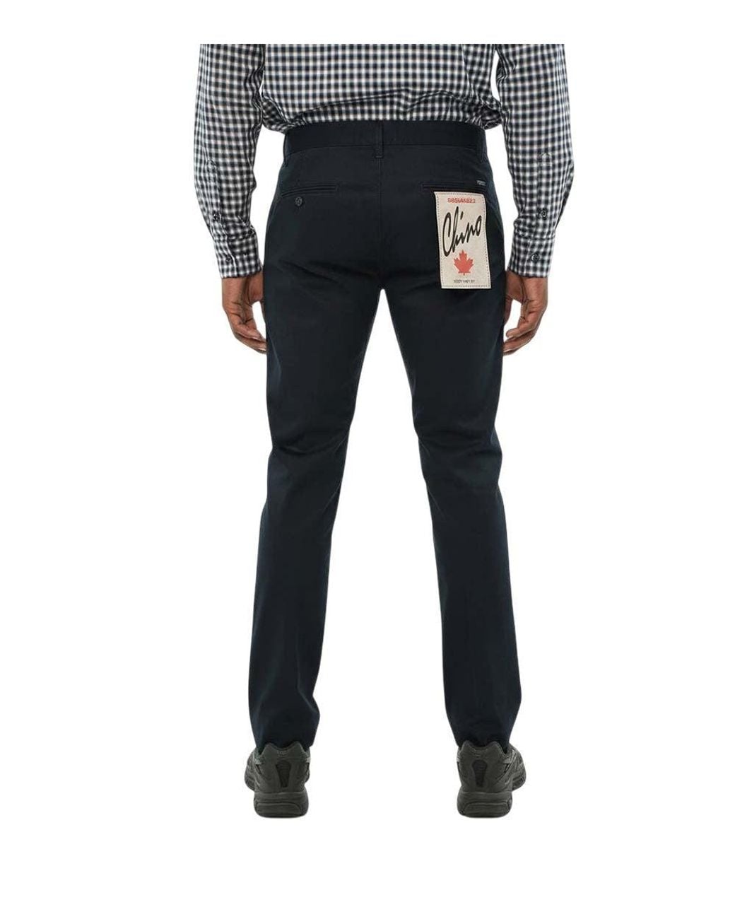 DSquared² Gray Slim Chino Pants for men