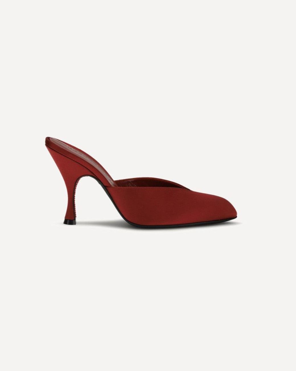 Herbert Levine Red Slip-On Mules