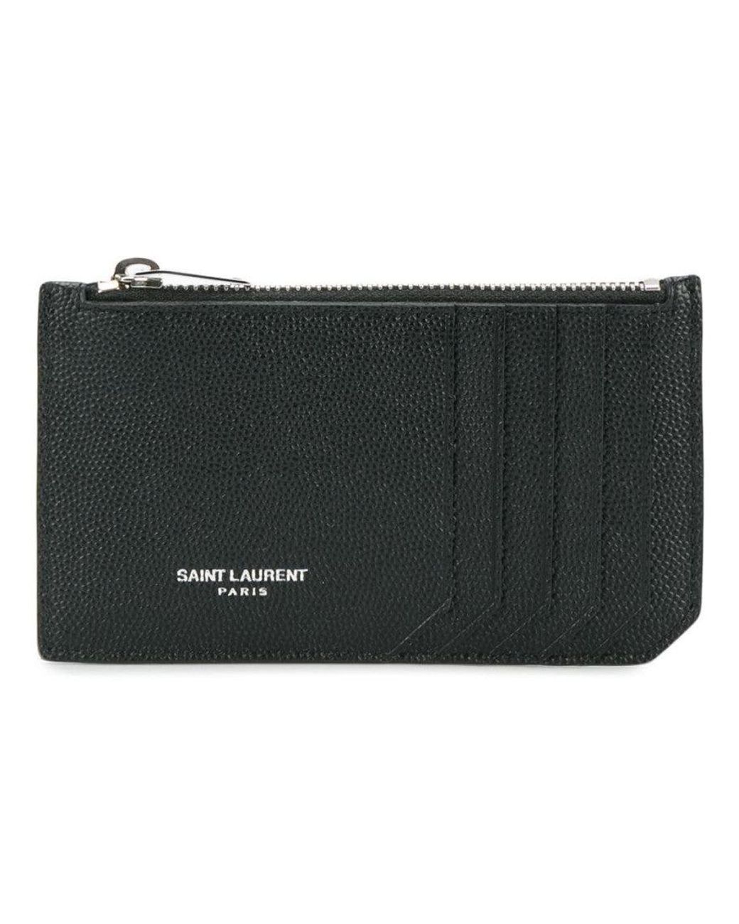 Saint Laurent Black Card Holder Accessories for men