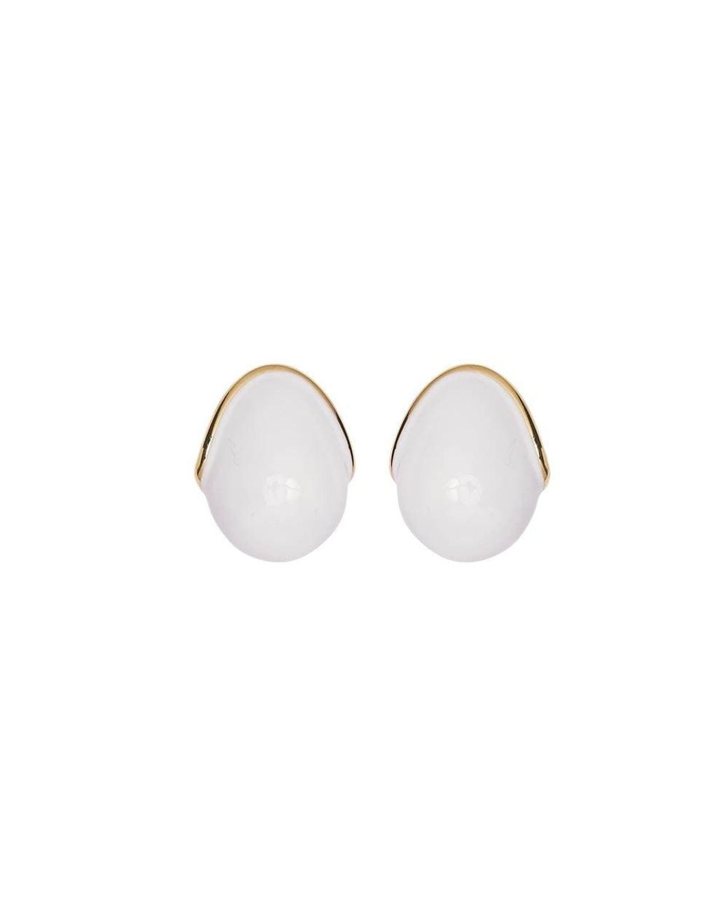 Jacquemus White Les Boucles Raisin Earrings