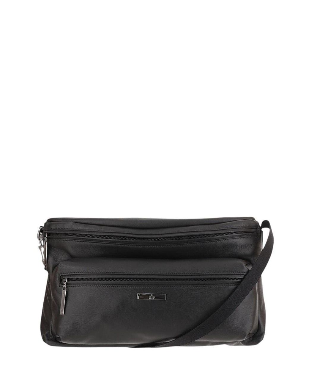 Gucci Black Tag Medium Crossbody Bag