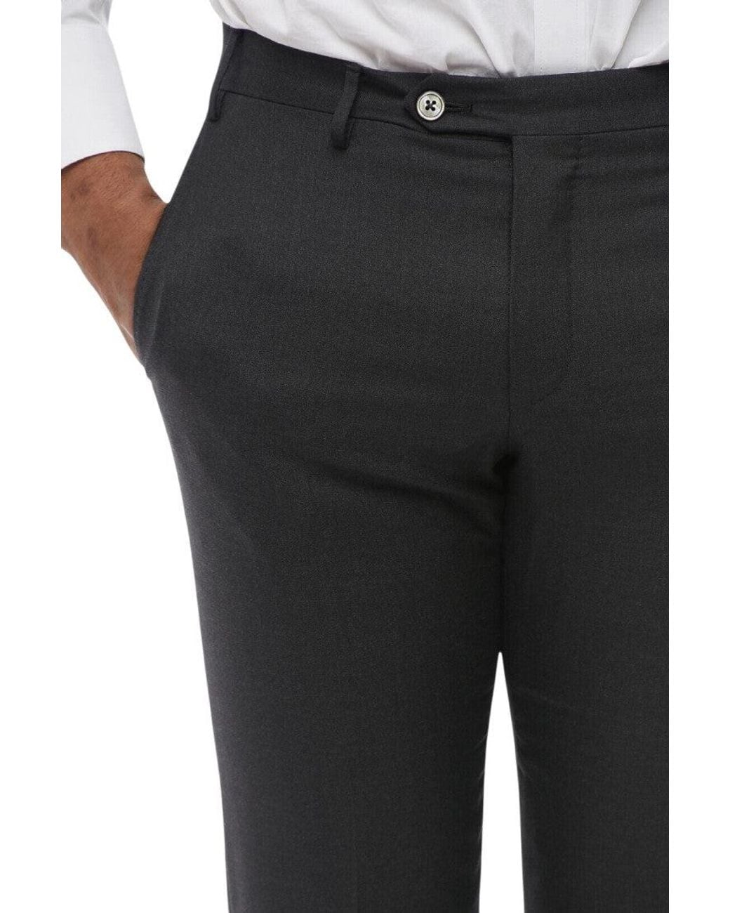 Corneliani Gray Straight Pants for men