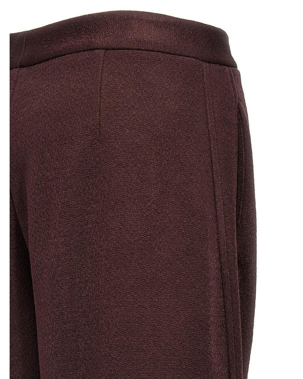 Jil Sander Purple Pants & Shorts