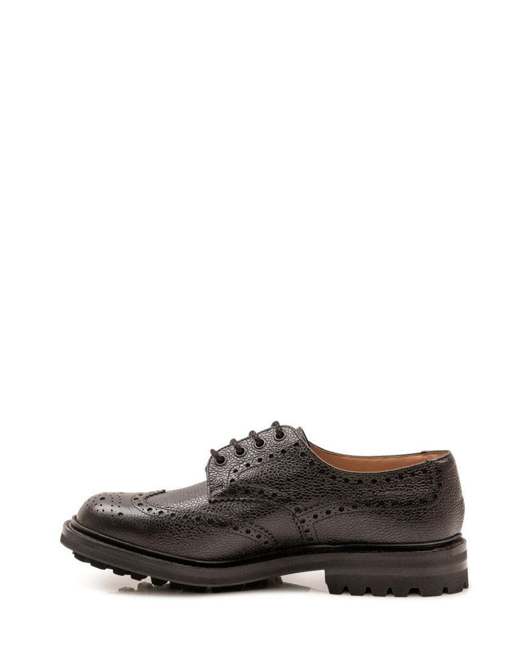 Church's Brown Leather Dress Shoes for men