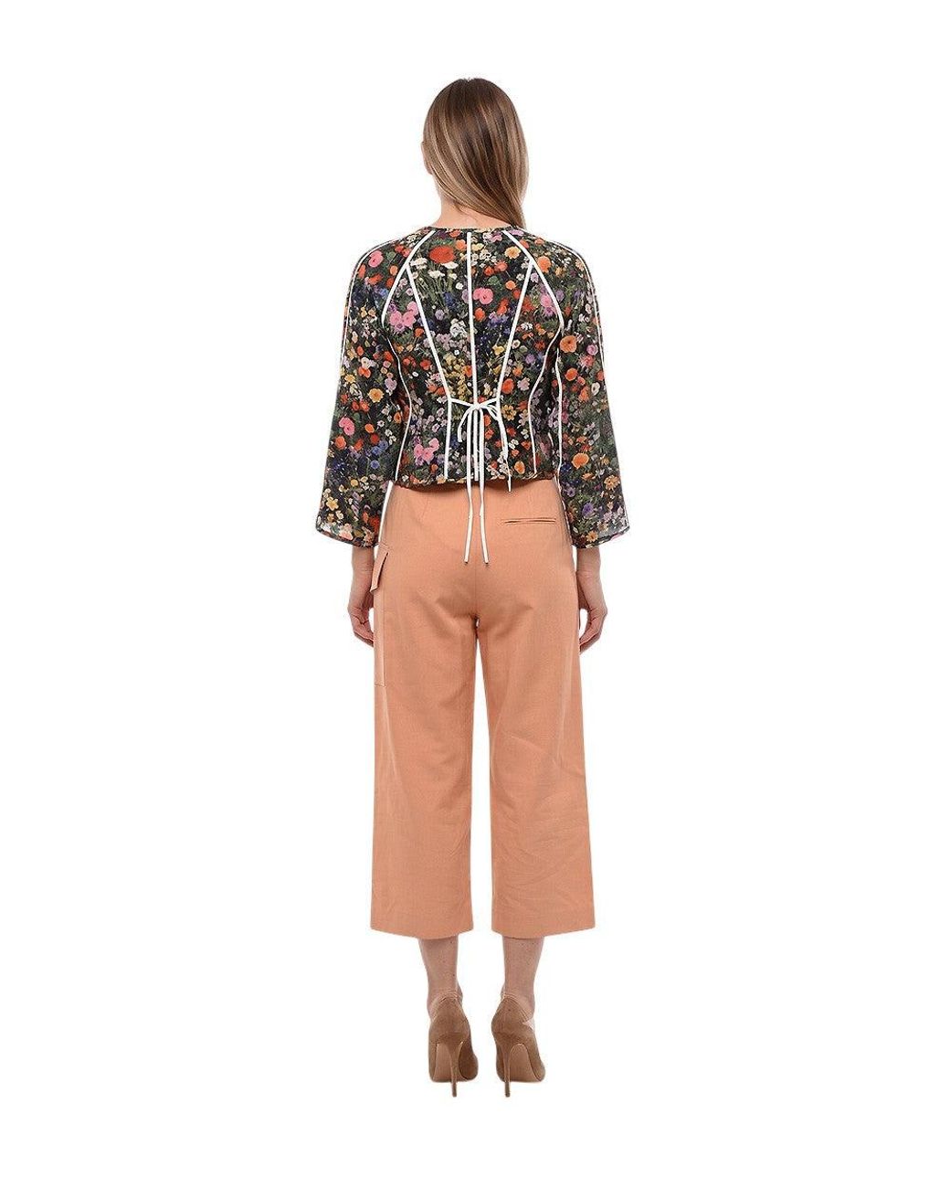 Stella McCartney Pink Straight Cargos Pants