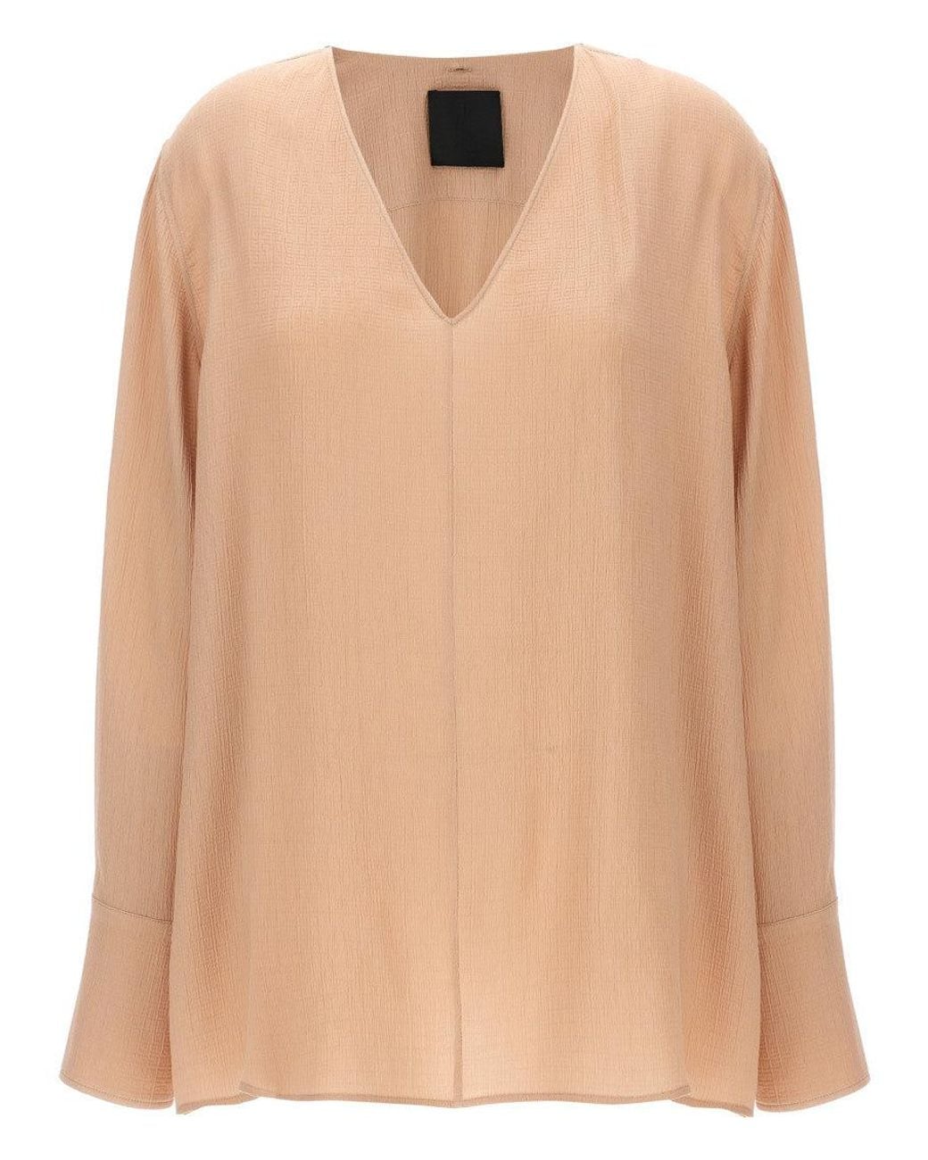 Givenchy Natural Bow Blouse