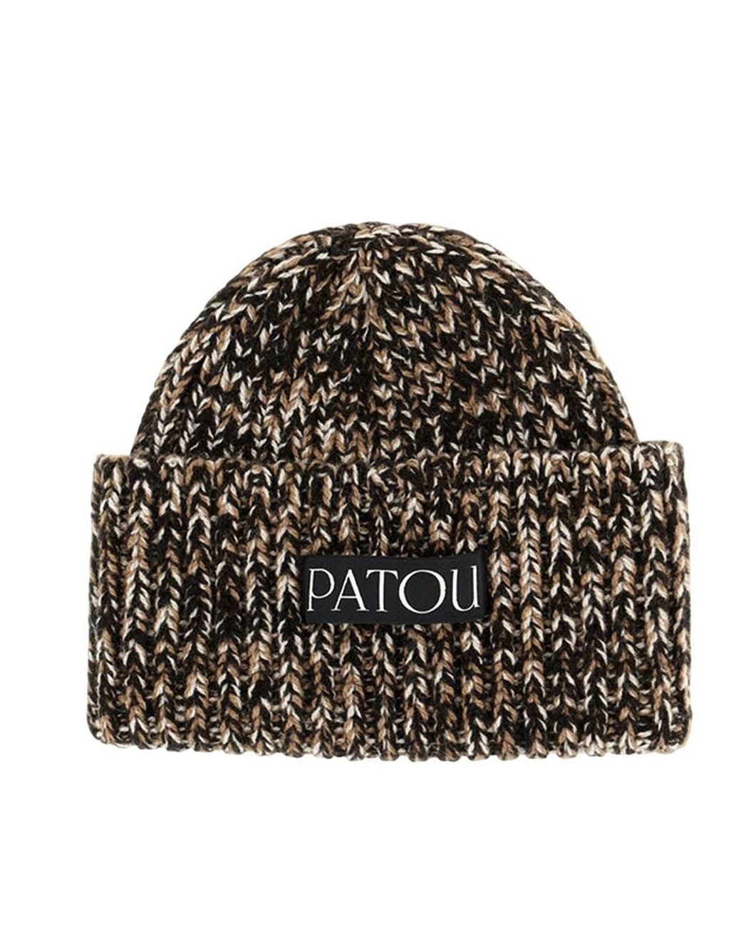 Patou Black Logo Beanie Cap