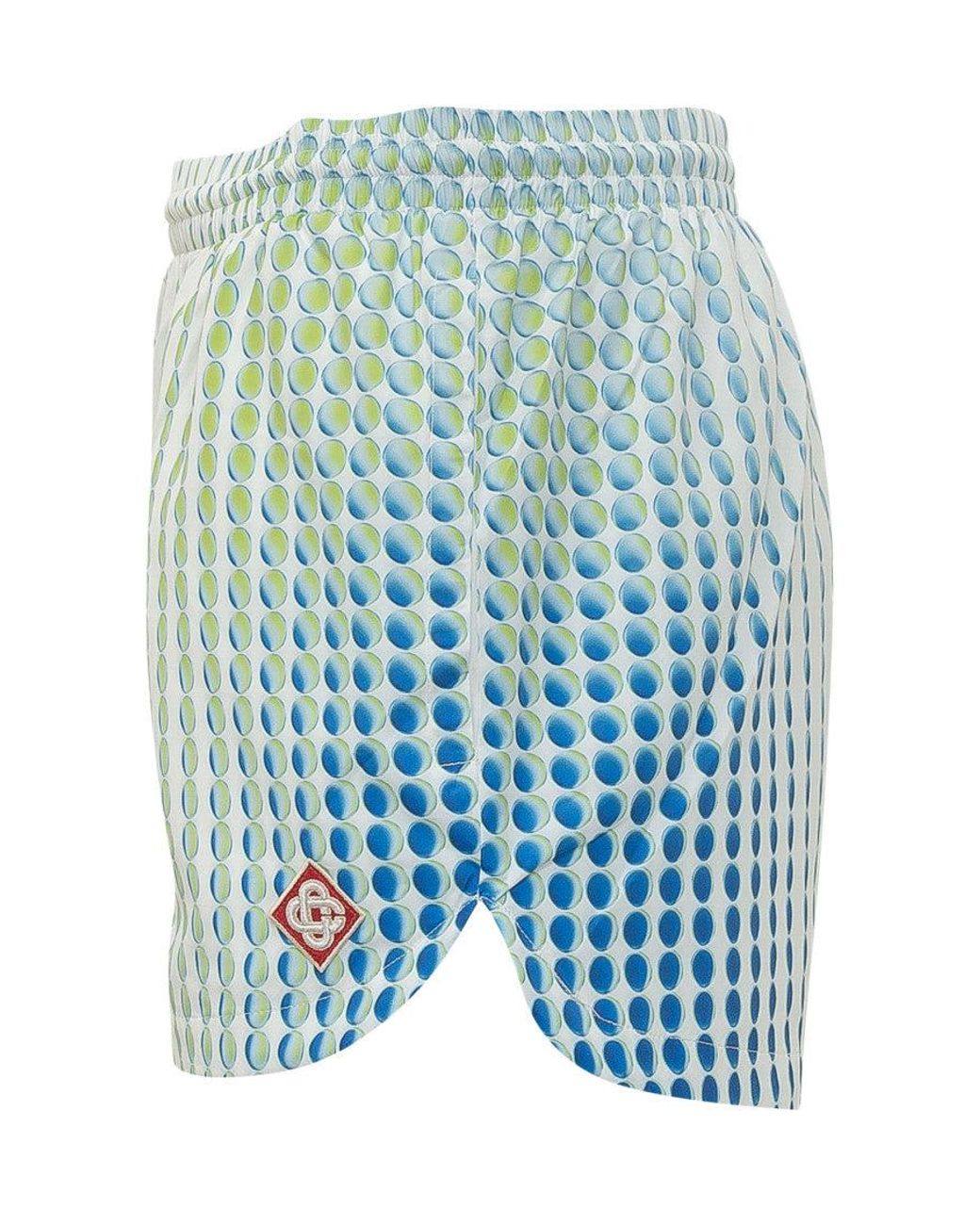 Casablanca Blue Printed Shorts