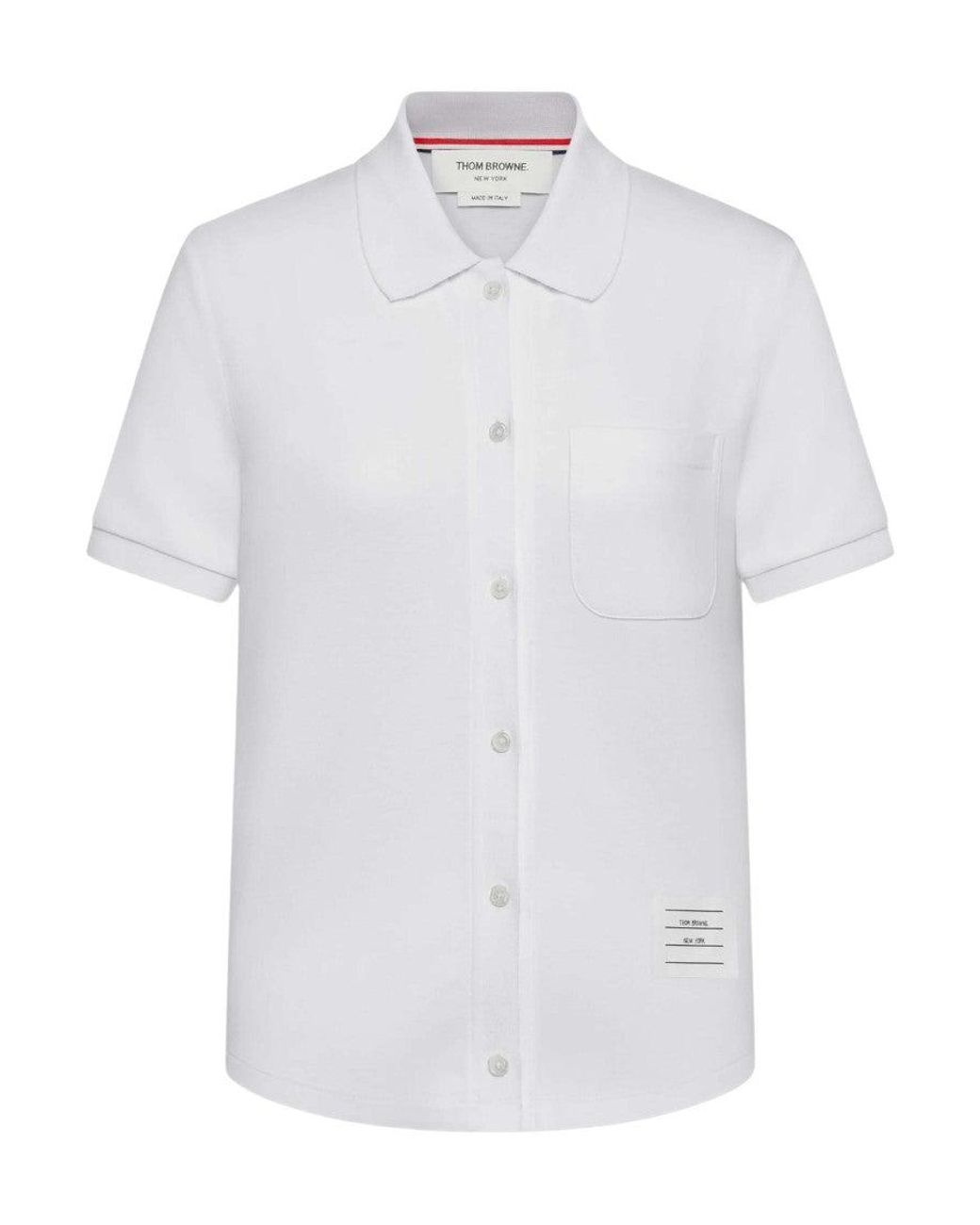 Thom Browne White Relaxed Shirt