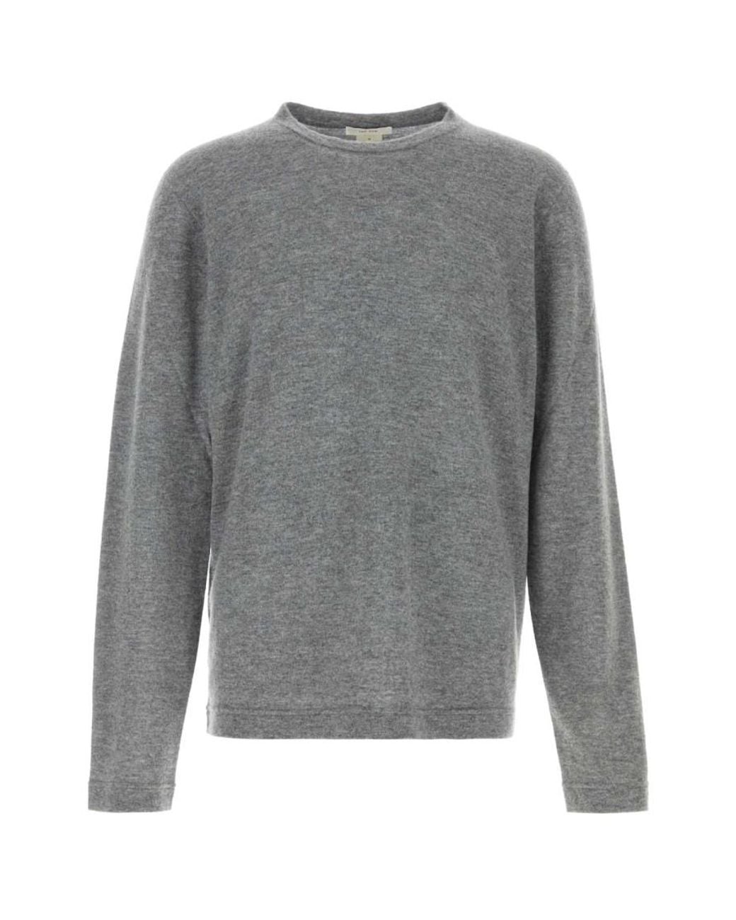 The Row Gray Crew Neck Sweater for men