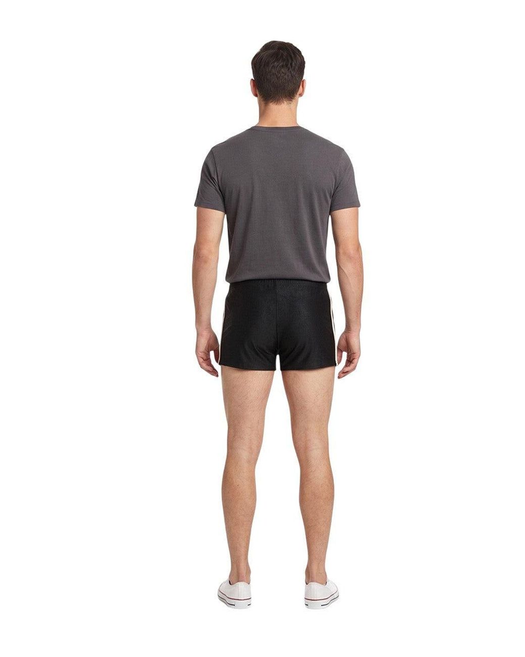 Saint Laurent Black Slim Swim Shorts for men