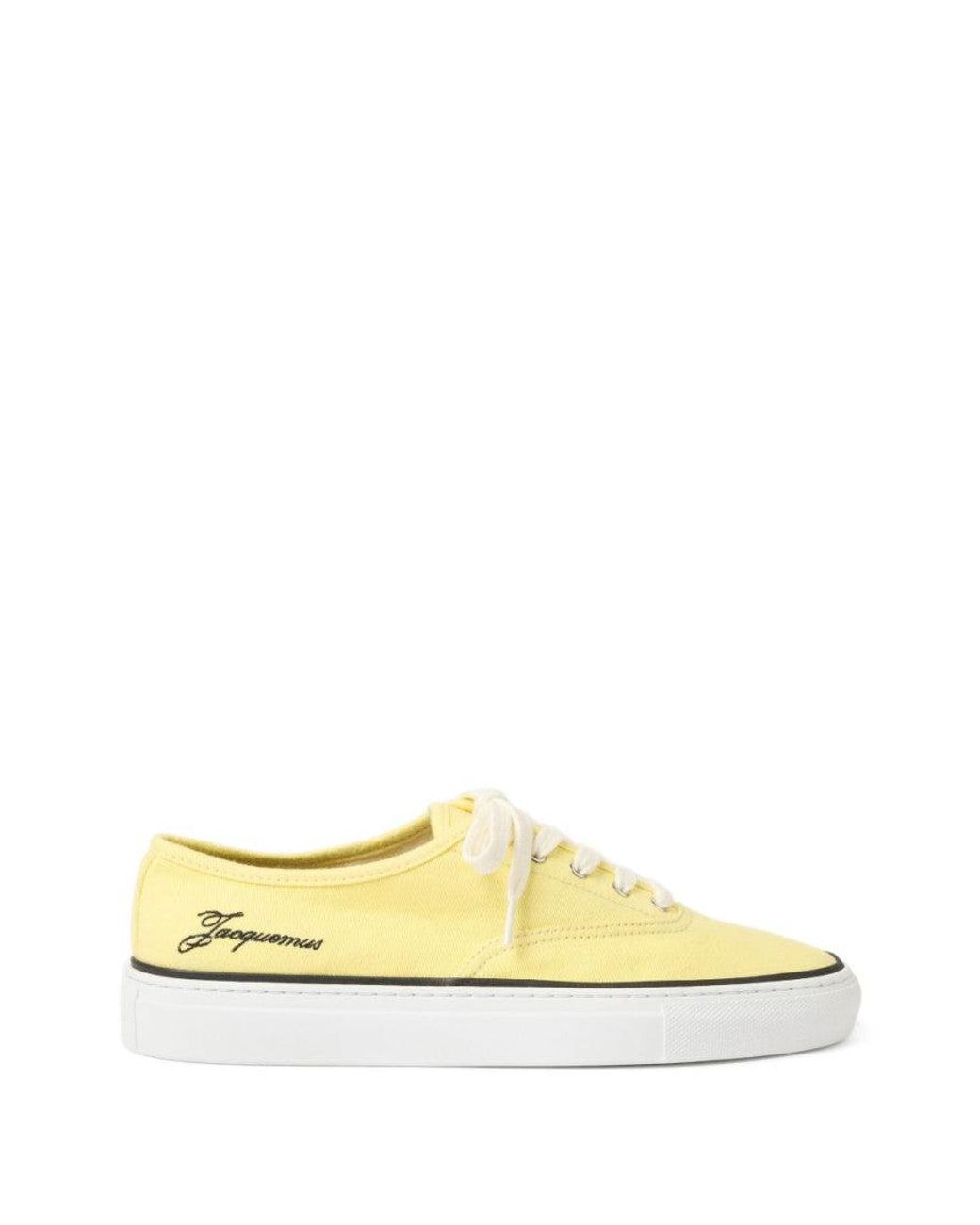 Jacquemus Yellow Logo Sneakers for men