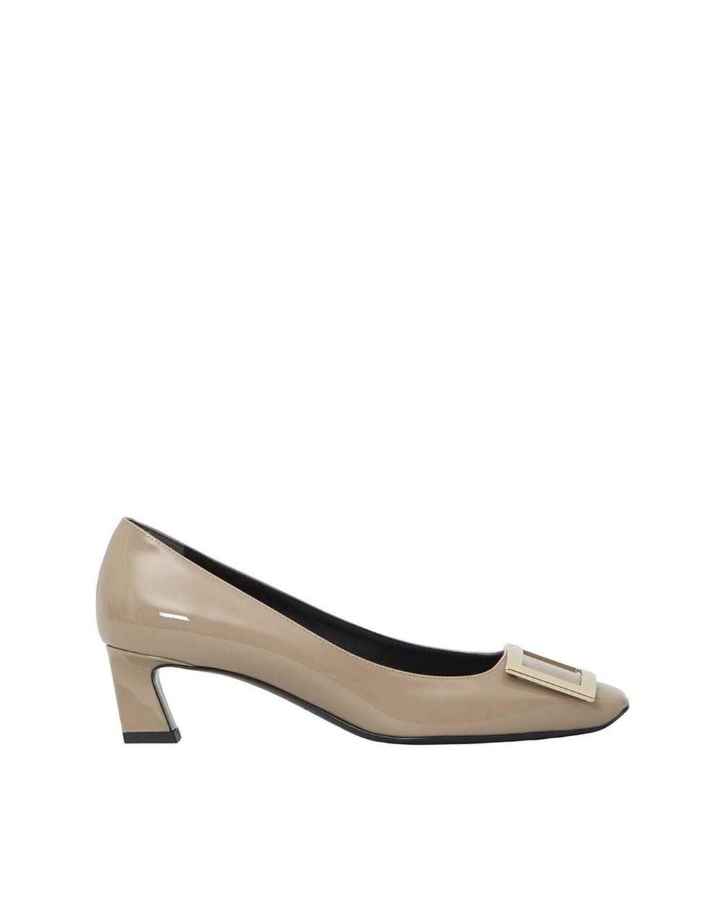 Roger Vivier Metallic Trompette Pumps
