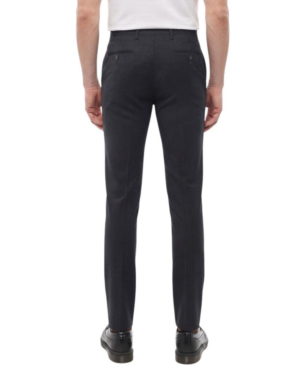 Corneliani Blue Slim Pants for men