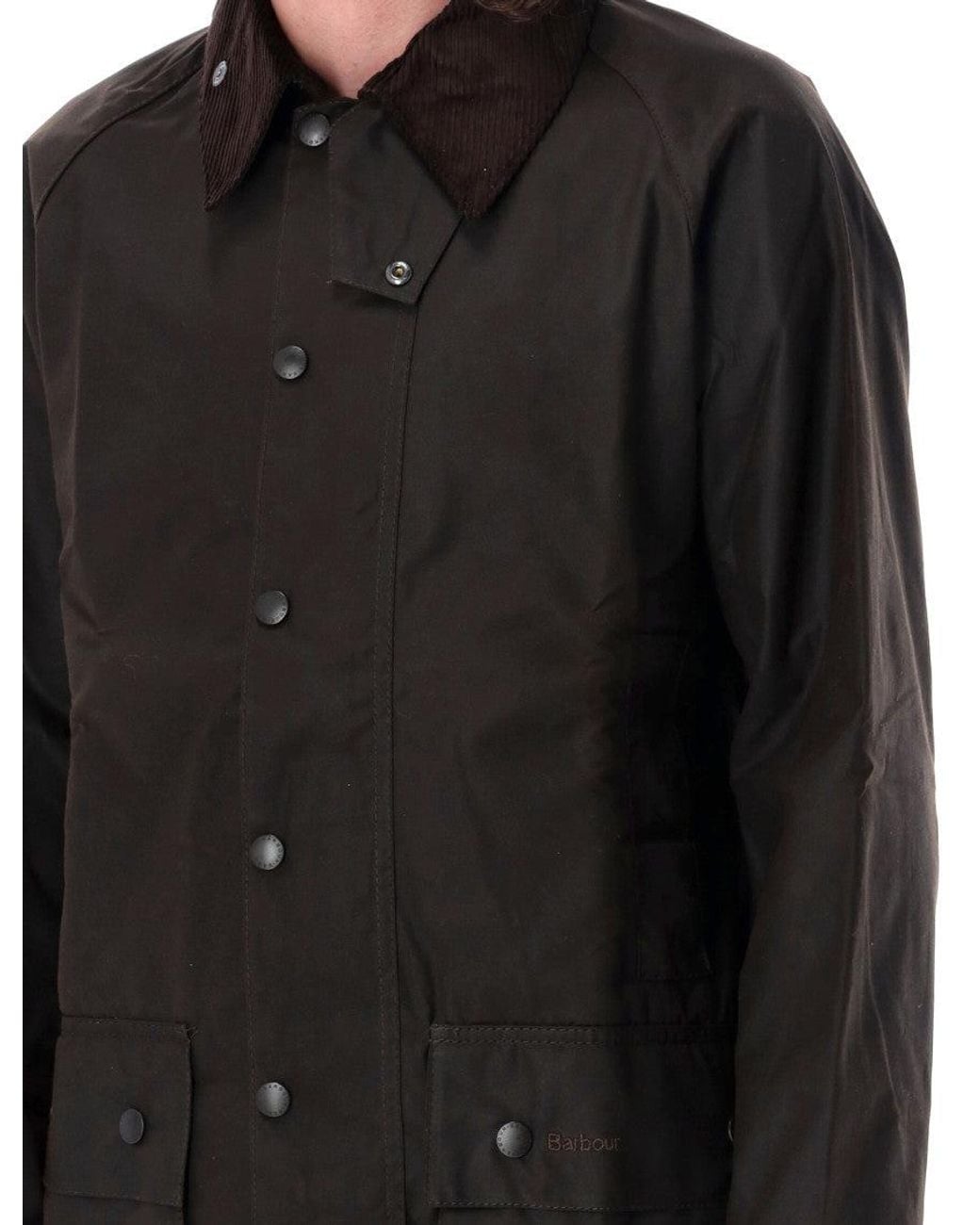 Barbour Black Dark Embroidered Logo Jacket for men