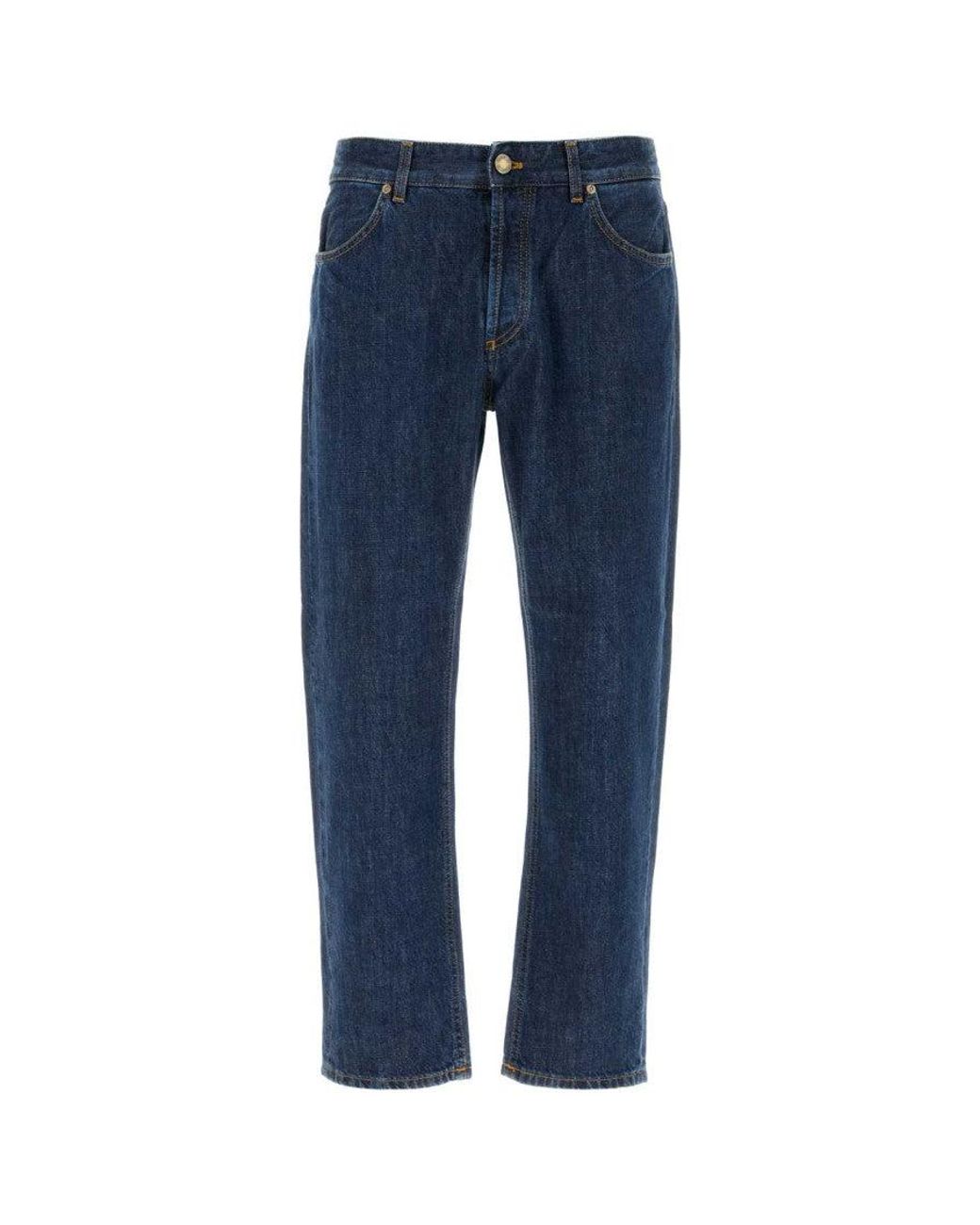 PT Torino Blue Mid Rise Jeans for men