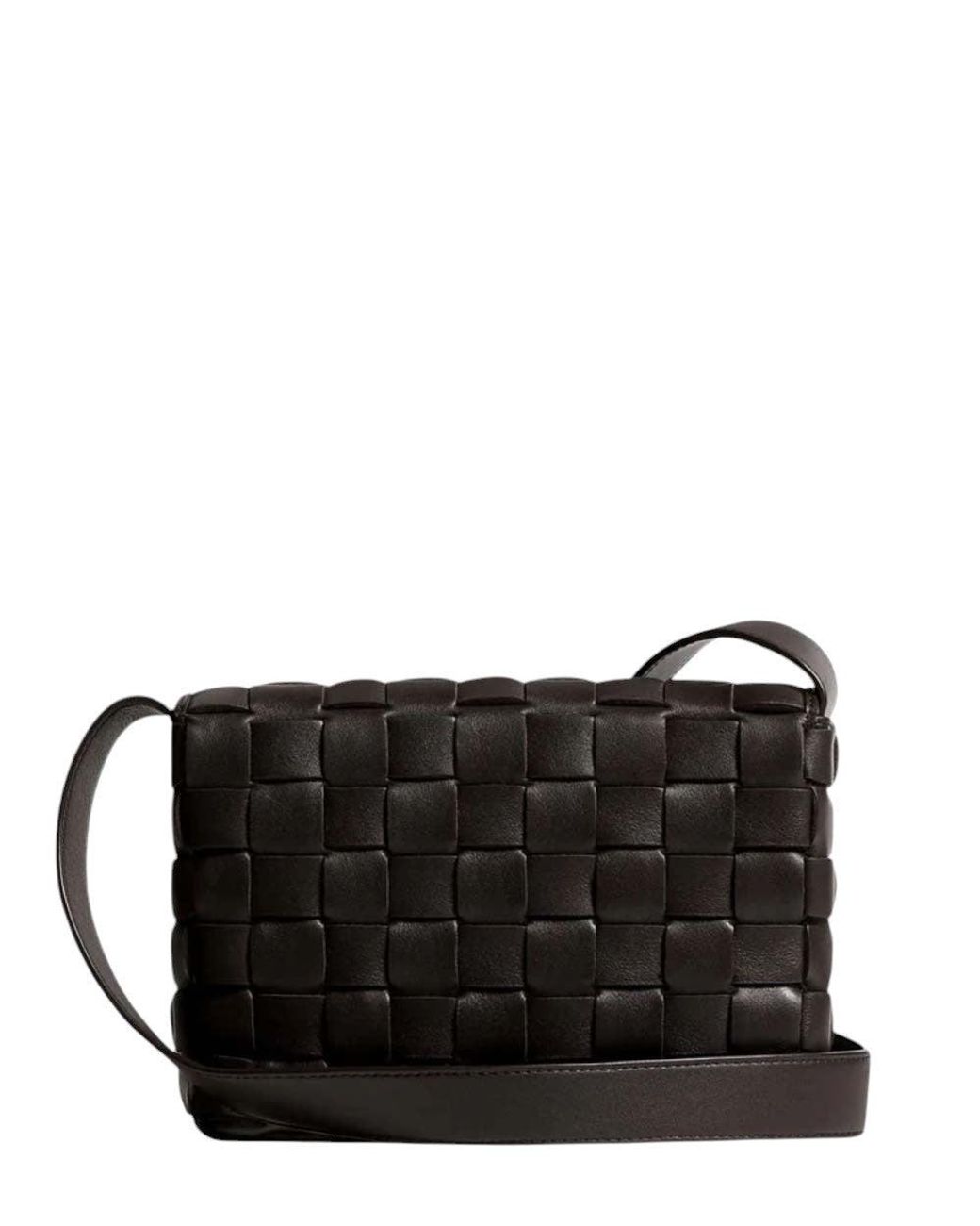Bottega Veneta Black Orto Small Messenger Bag for men