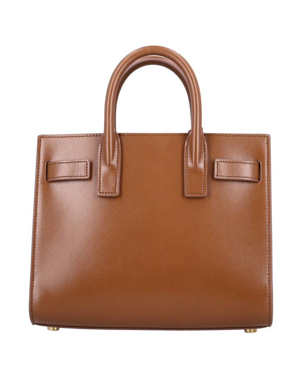 Saint Laurent Brown Sac De Jour Satchel