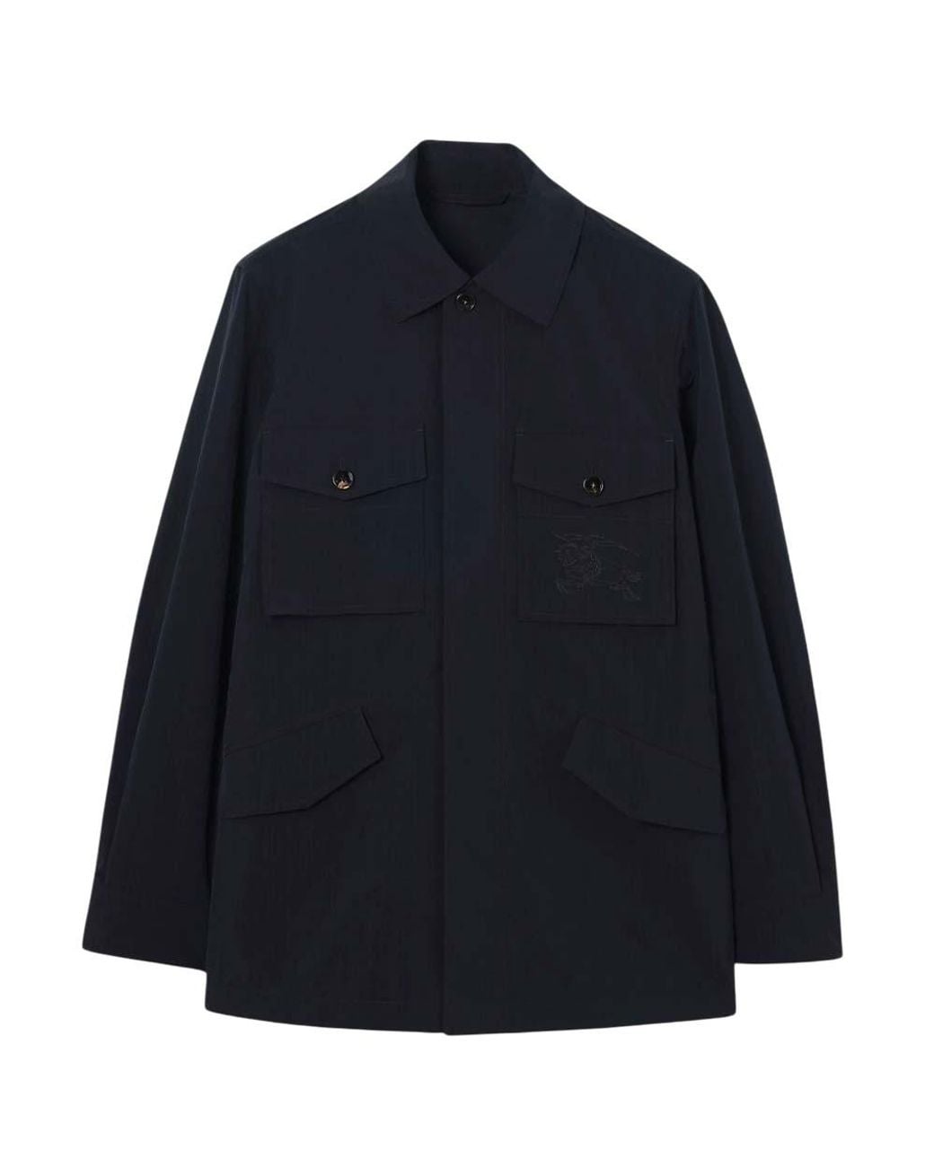 Burberry Blue Logo Jacket for men