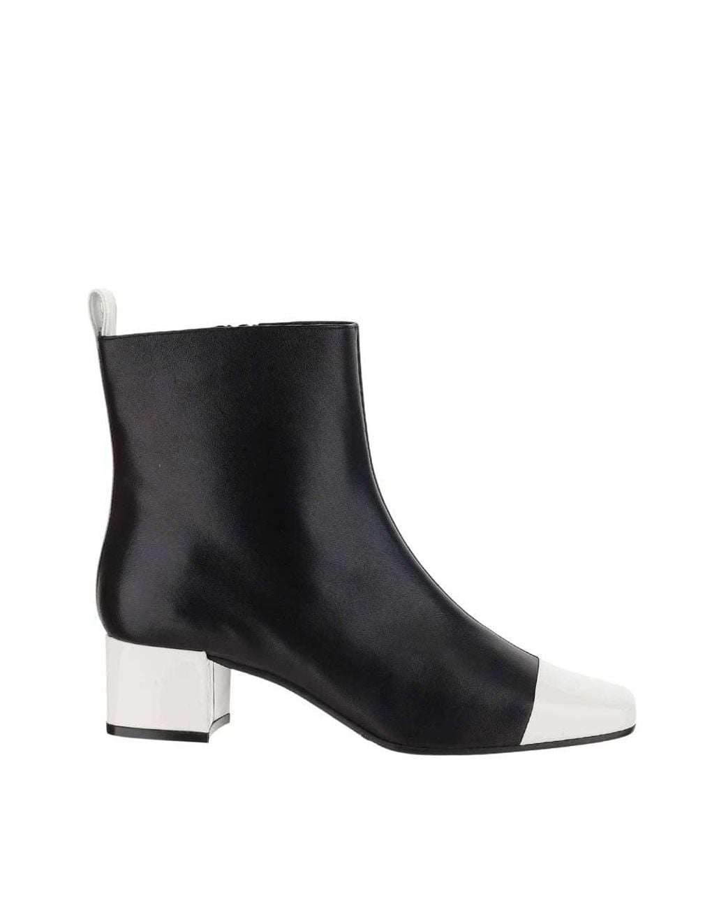 CAREL PARIS Blackwhite Two-Tone Boots