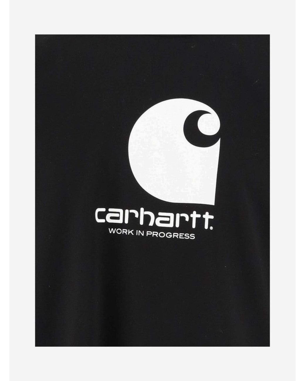 Junya Watanabe Black Carhartt Cotton Graphic Logo T-Shirt for men
