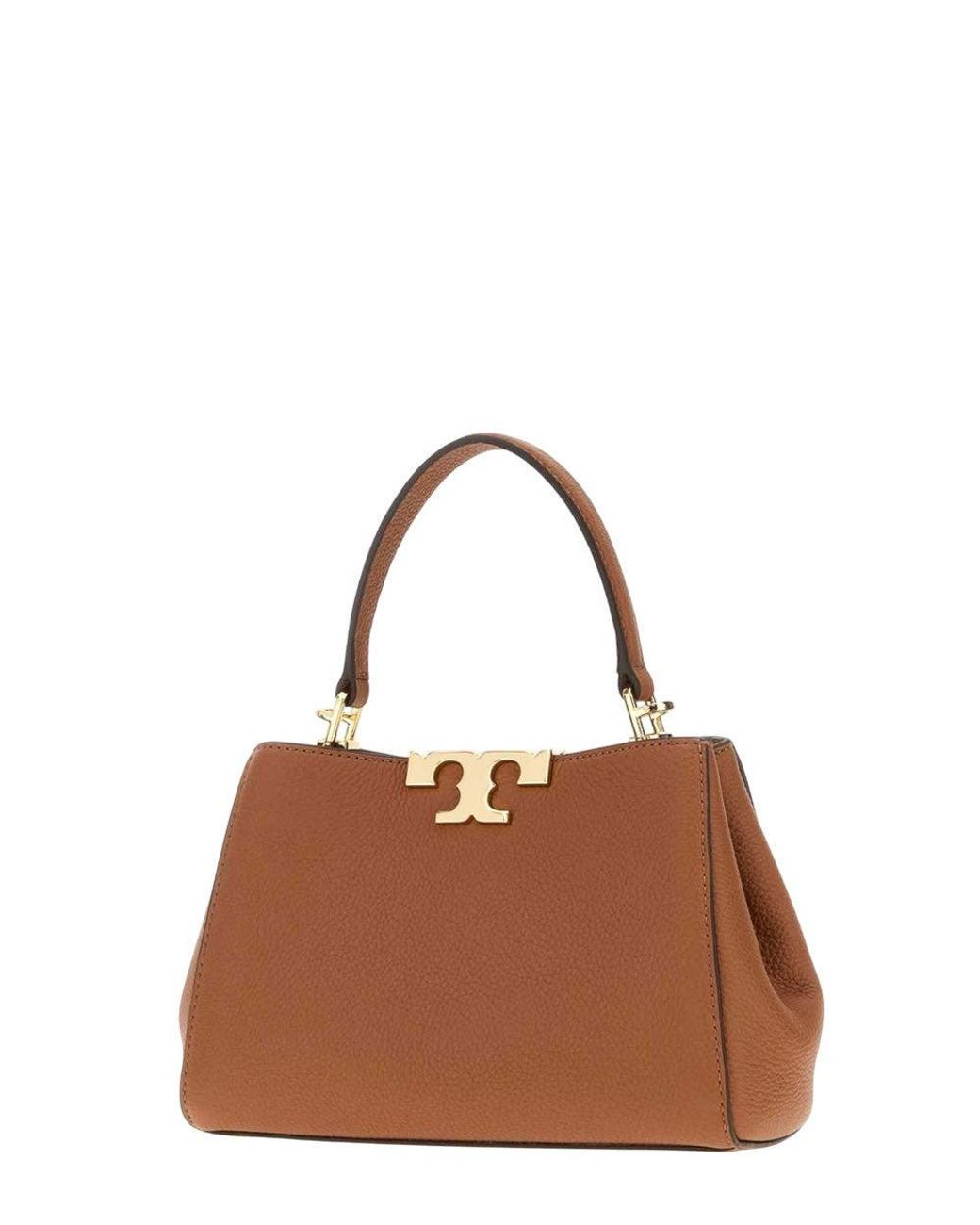 Tory Burch Brown Tan Eleanor Mini Satchel