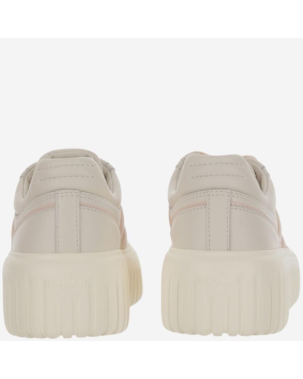 Hogan Pink Two-Tone Sneakers