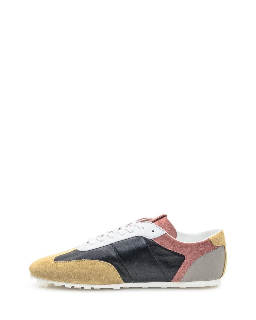 Marni White Color Block Pablo Sneakers for men