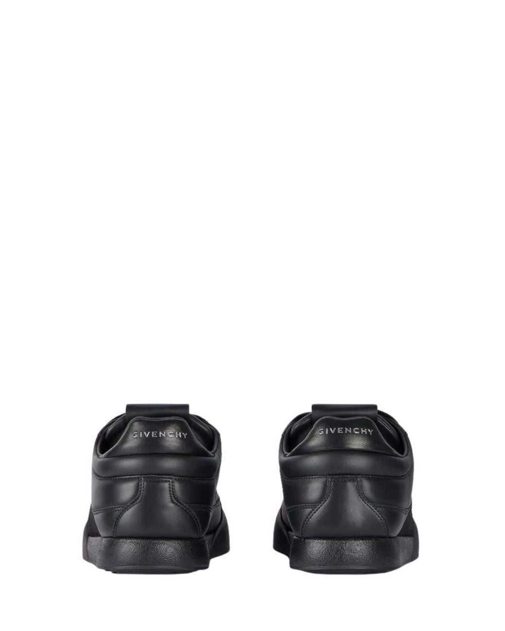 Givenchy Black Lace Up Sneakers for men
