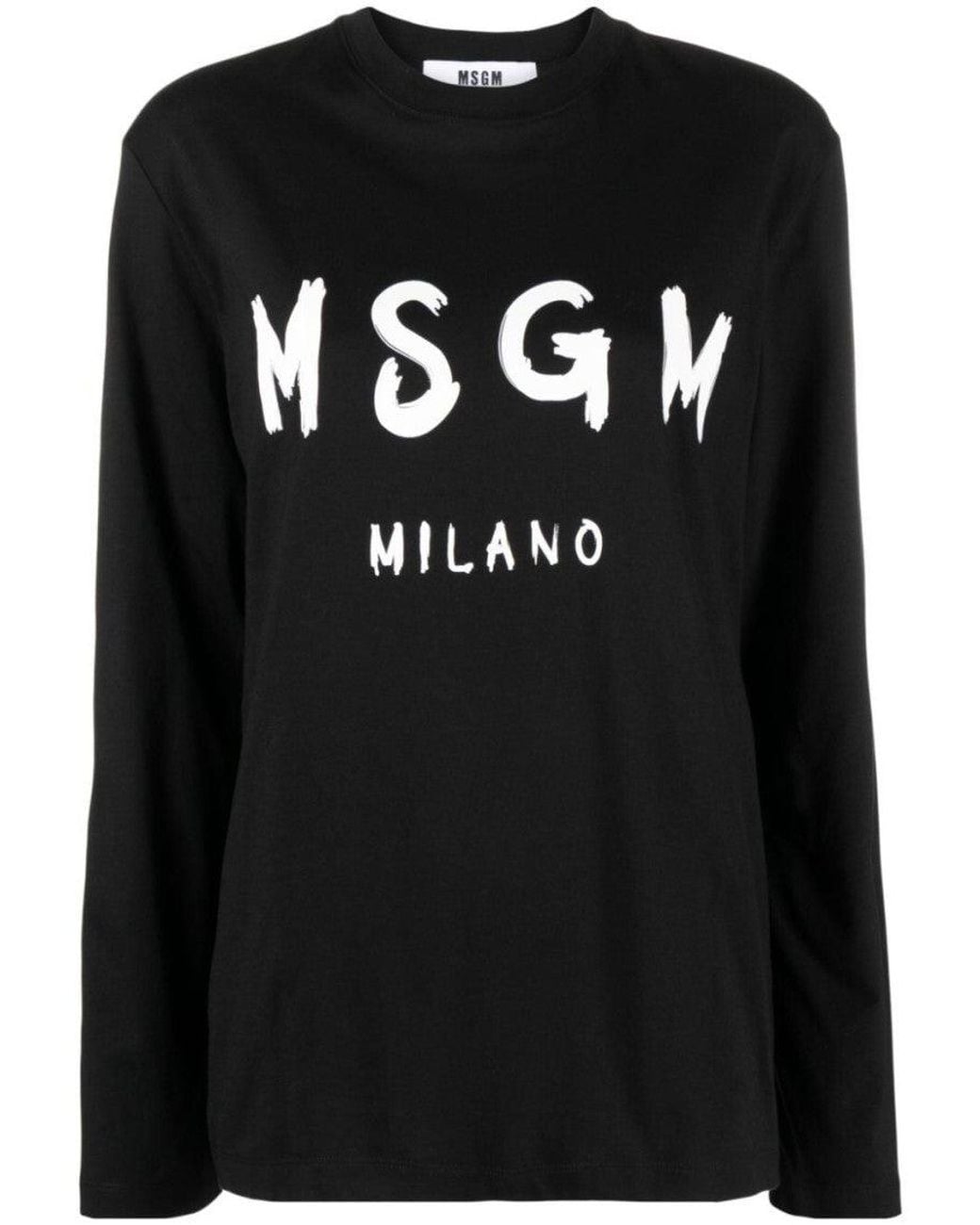 MSGM Black Logo T-Shirt