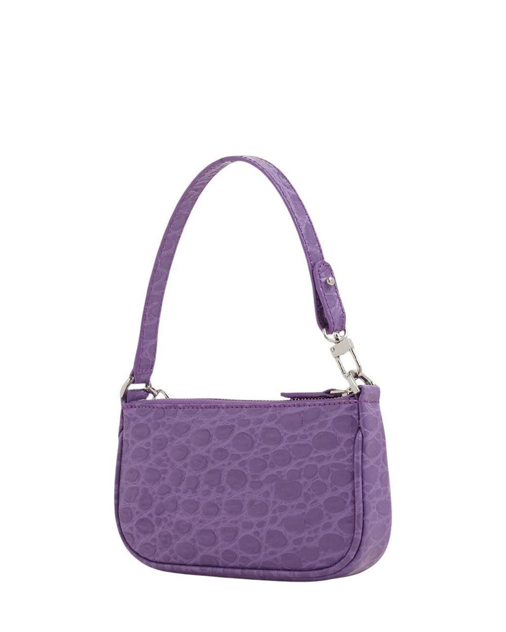 By Far Purple Rachel Mini Shoulder Bag
