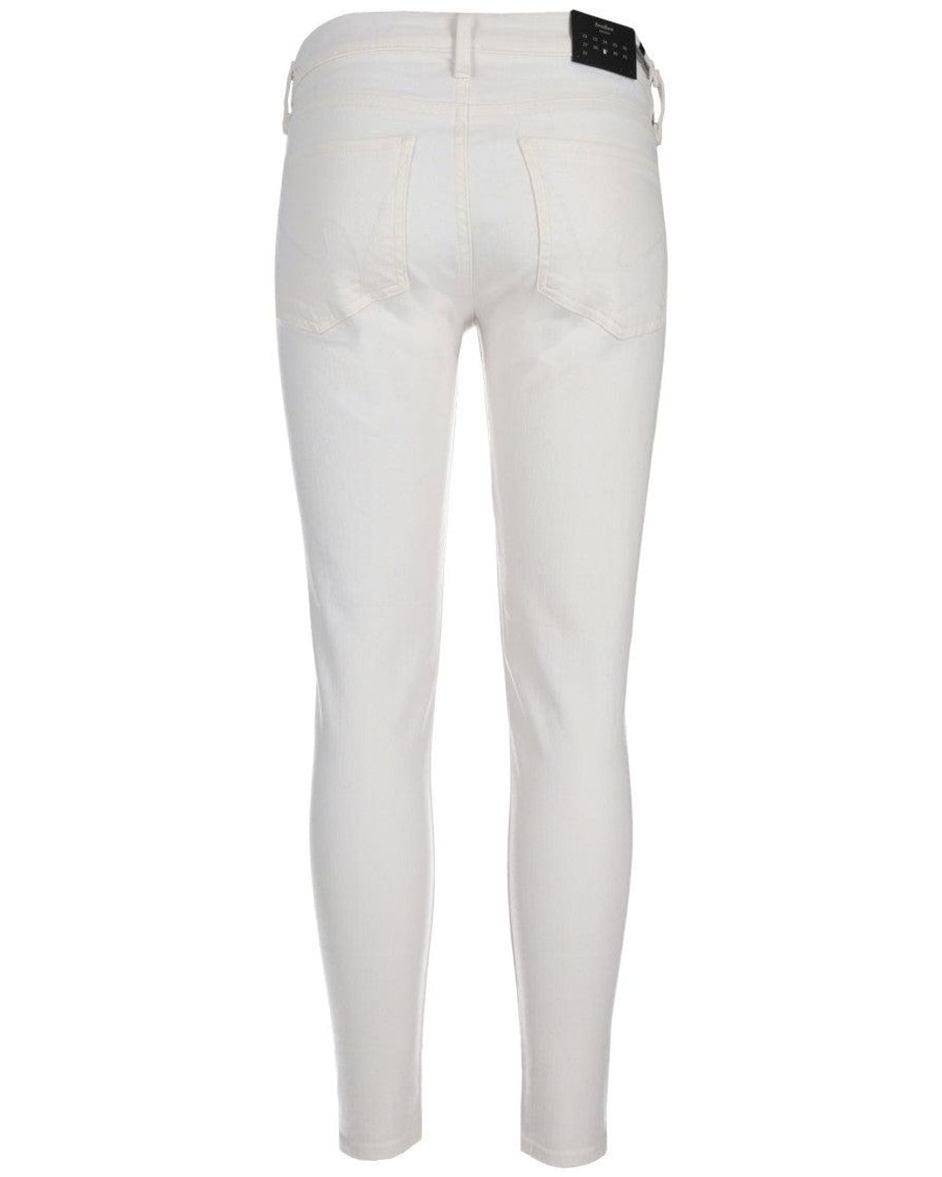 Citizens of Humanity White Skinny Mid Rise Jeans