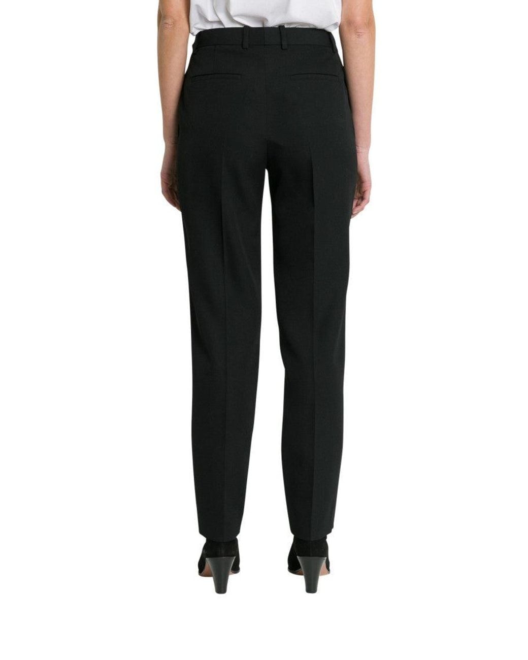 Givenchy Black Slim Flat Front Pants