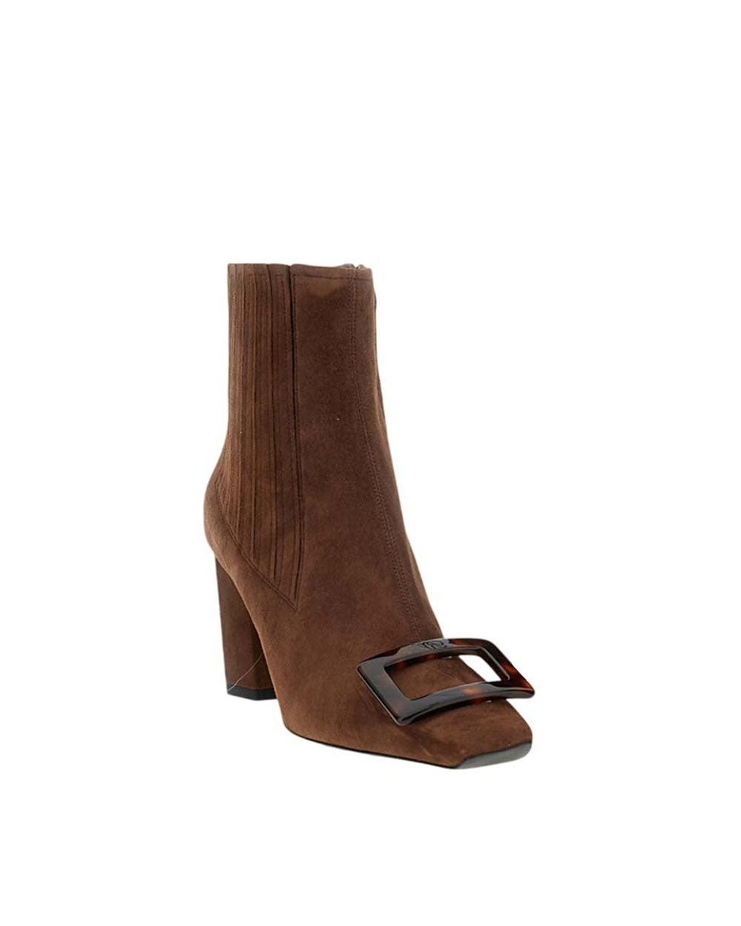 Roger Vivier Brown Zipper Boots