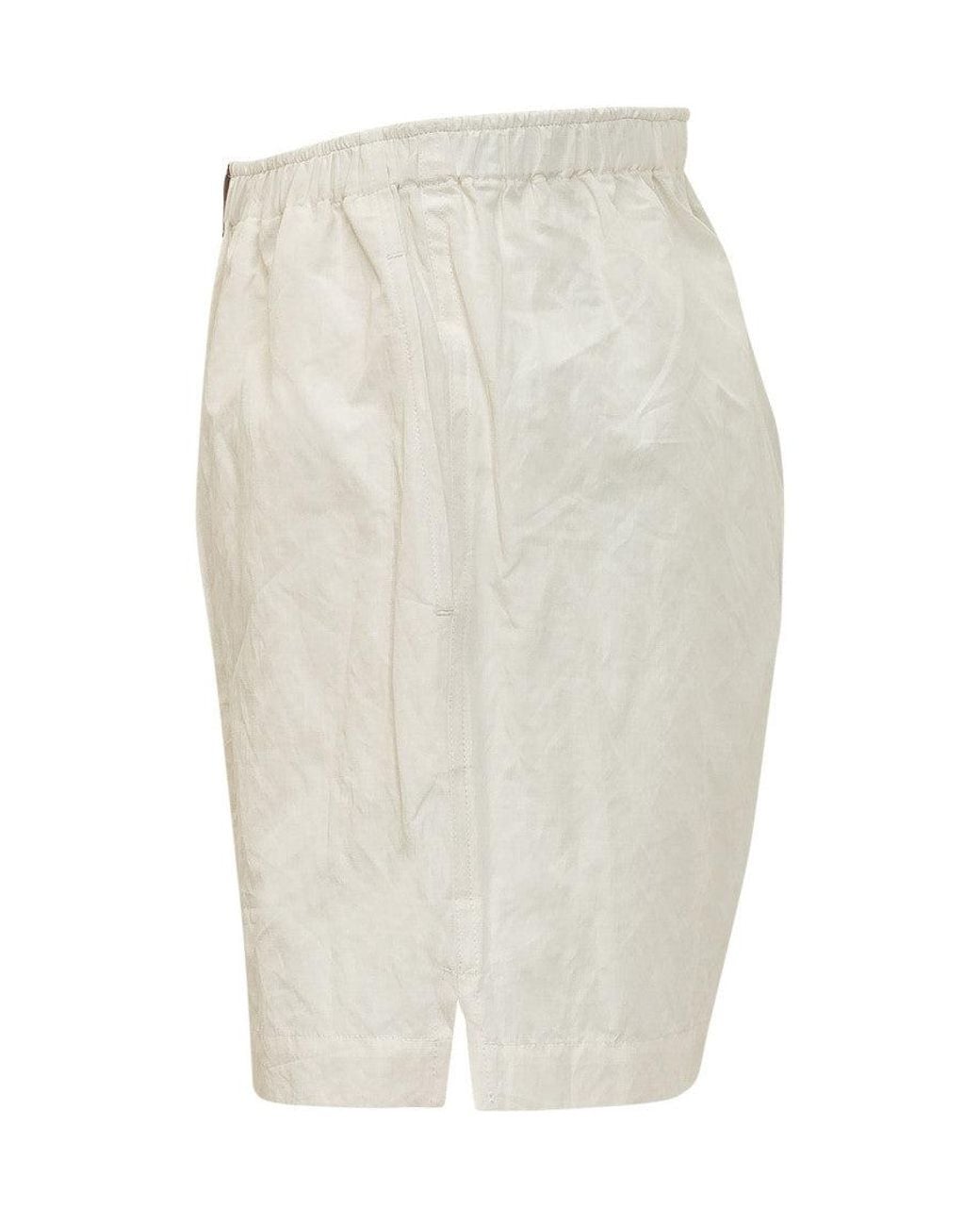 Willy Chavarria White Textured Shorts for men